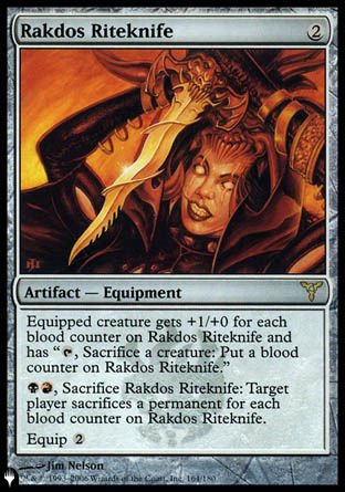 Rakdos Riteknife [The List] | Black Swamp Games