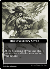 Bounty: Sleepy Sovka // Bounty Rules Double-Sided Token [Outlaws of Thunder Junction Commander Tokens] | Black Swamp Games