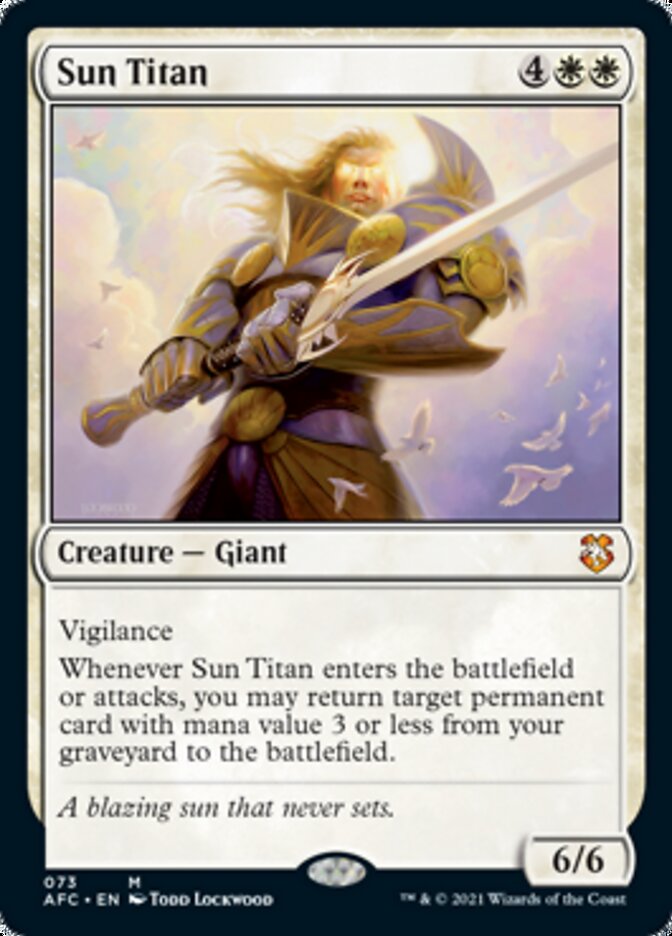Sun Titan [Dungeons & Dragons: Adventures in the Forgotten Realms Commander] | Black Swamp Games