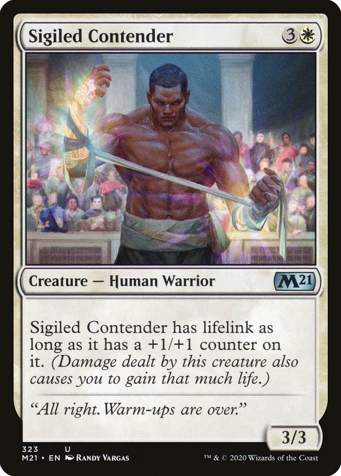 Sigiled Contender [Core Set 2021] | Black Swamp Games