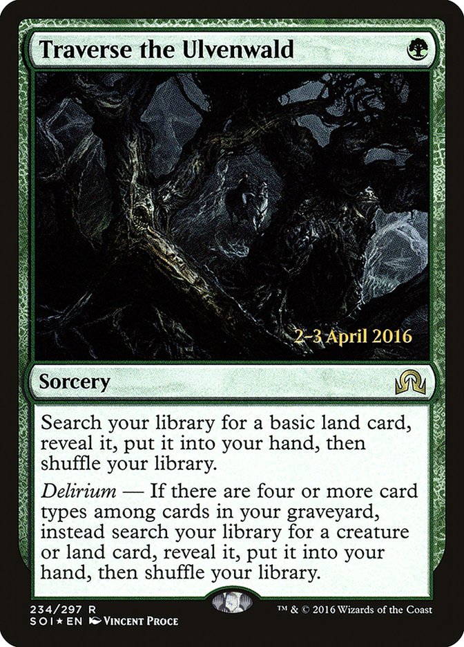 Traverse the Ulvenwald [Shadows over Innistrad Prerelease Promos] | Black Swamp Games