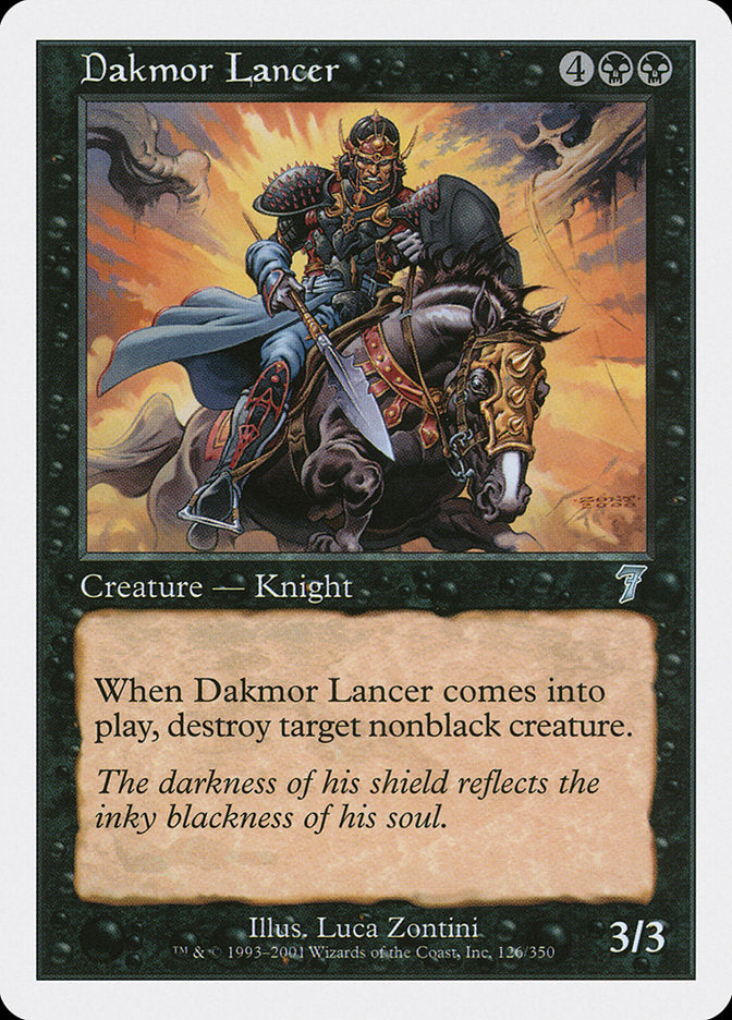 Dakmor Lancer [Seventh Edition] | Black Swamp Games