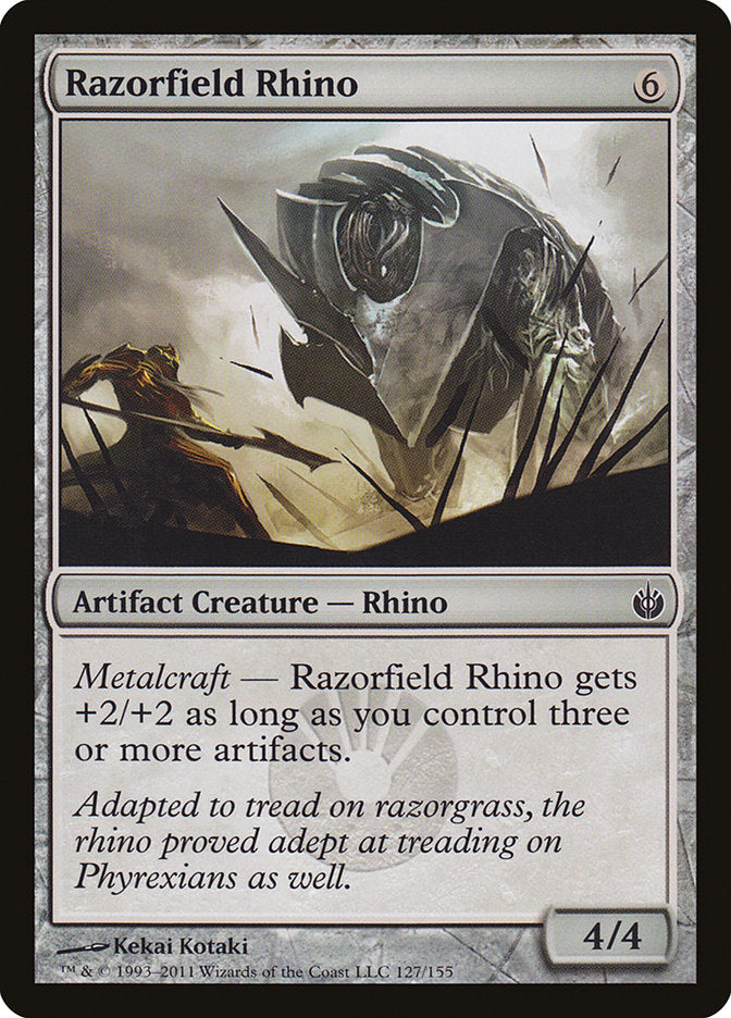 Razorfield Rhino [Mirrodin Besieged] | Black Swamp Games