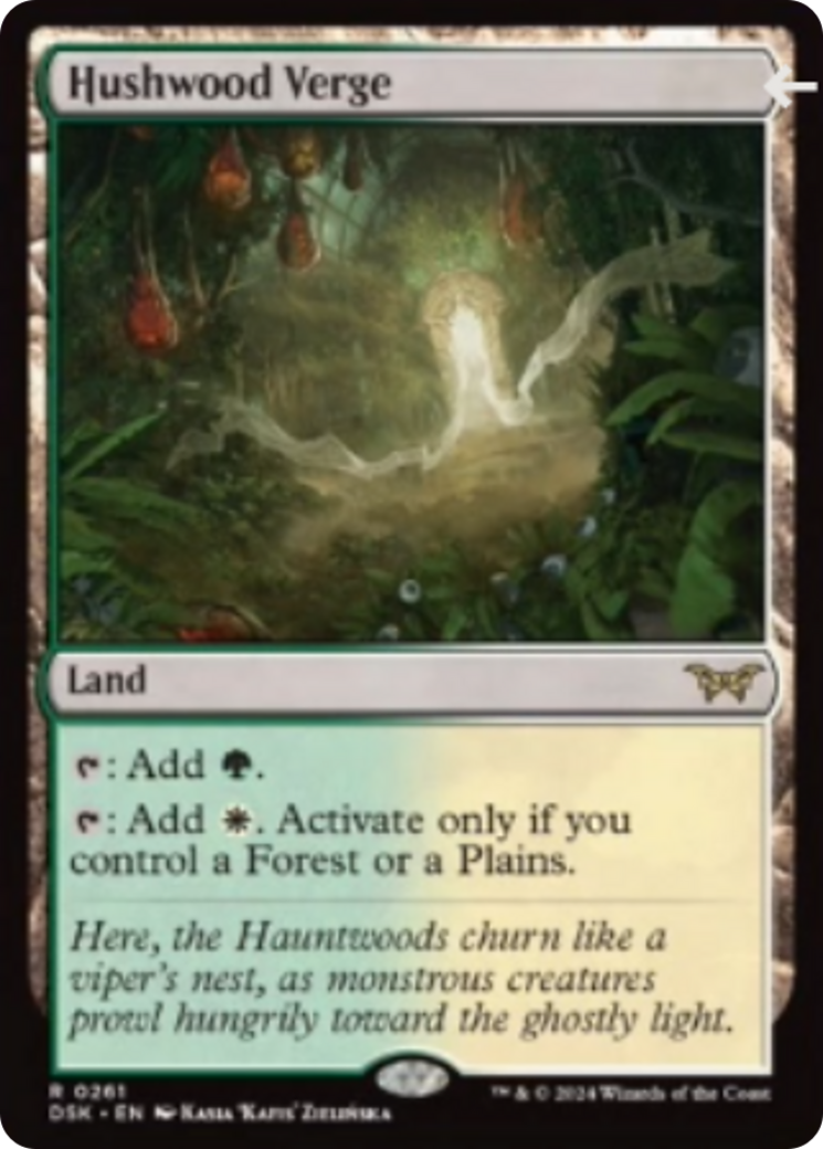 Hushwood Verge [Duskmourn: House of Horror] | Black Swamp Games