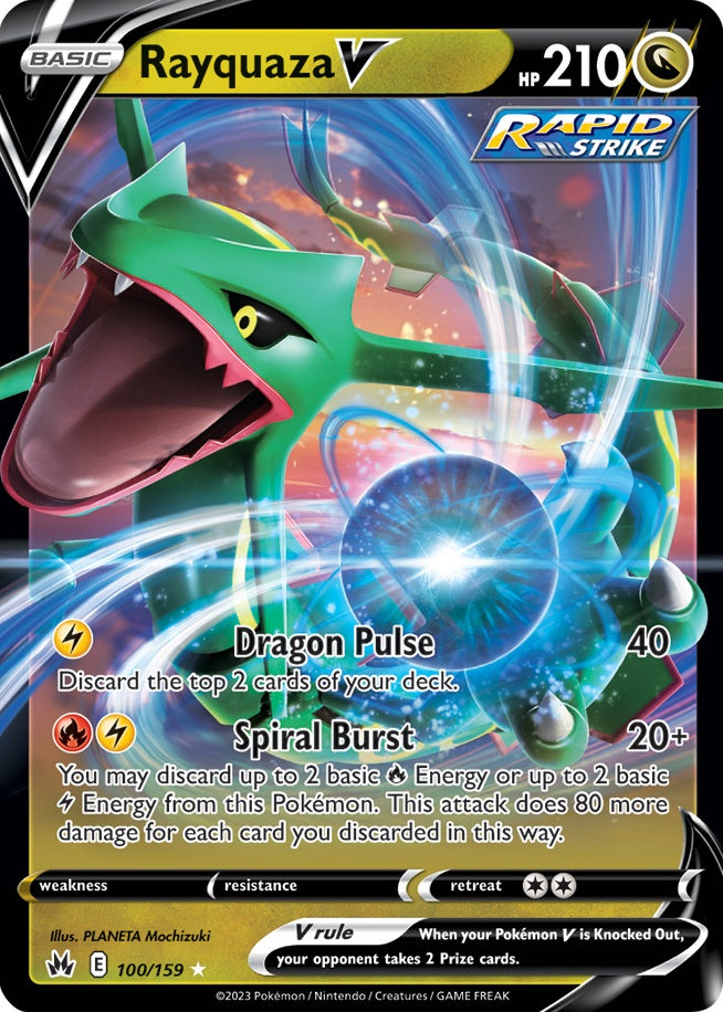 Rayquaza V 100/159 (Jumbo Card) [Sword & Shield: Evolving Skies] | Black Swamp Games