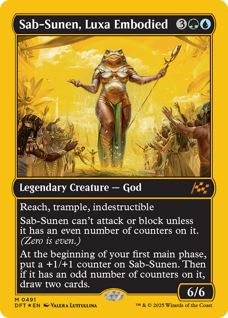 Sab-Sunen, Luxa Embodied (First-Place Foil) [Aetherdrift] | Black Swamp Games