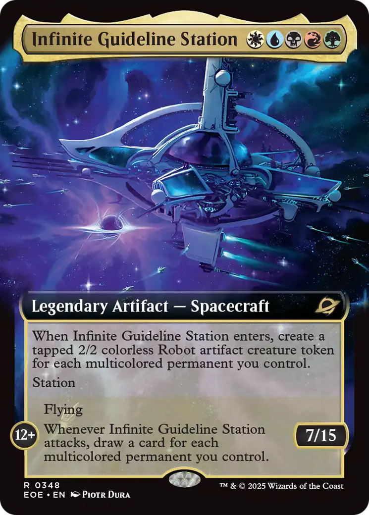 Infinite Guideline Station (Extended Art) [Edge of Eternities] | Black Swamp Games