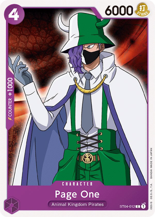 Page One [Starter Deck: Animal Kingdom Pirates] | Black Swamp Games