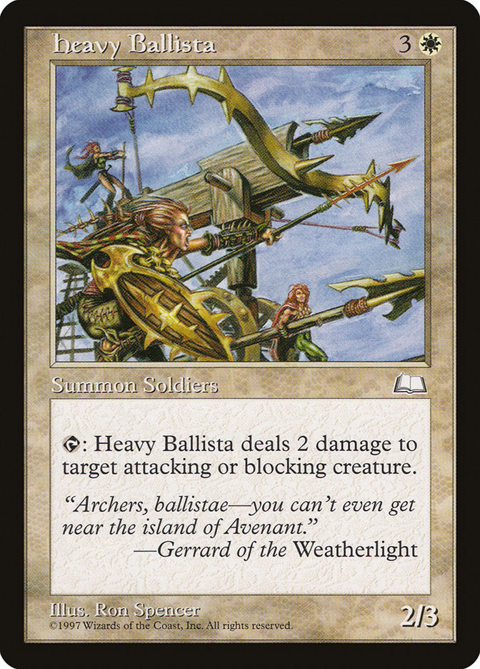 Heavy Ballista [Weatherlight] | Black Swamp Games