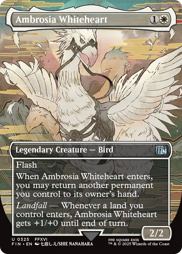 Ambrosia Whiteheart (Borderless) [FINAL FANTASY] | Black Swamp Games