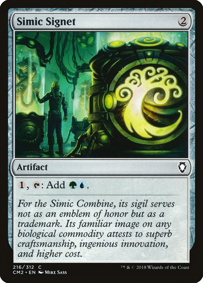 Simic Signet (216/312) [Commander Anthology Volume II] | Black Swamp Games