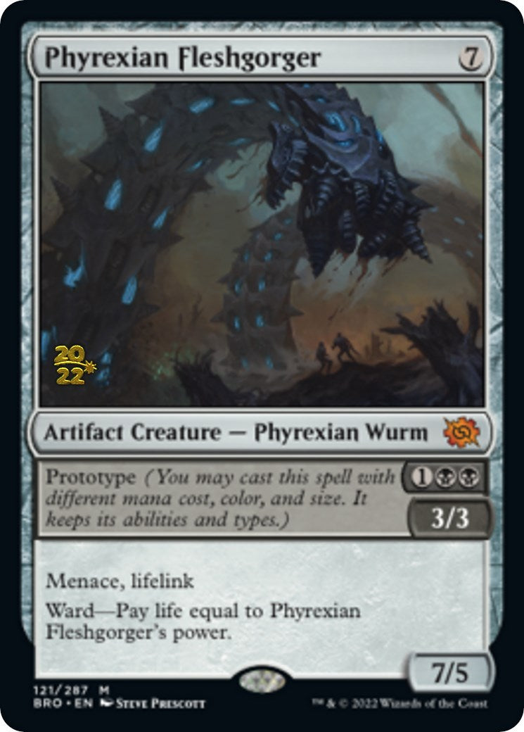 Phyrexian Fleshgorger [The Brothers' War Prerelease Promos] | Black Swamp Games