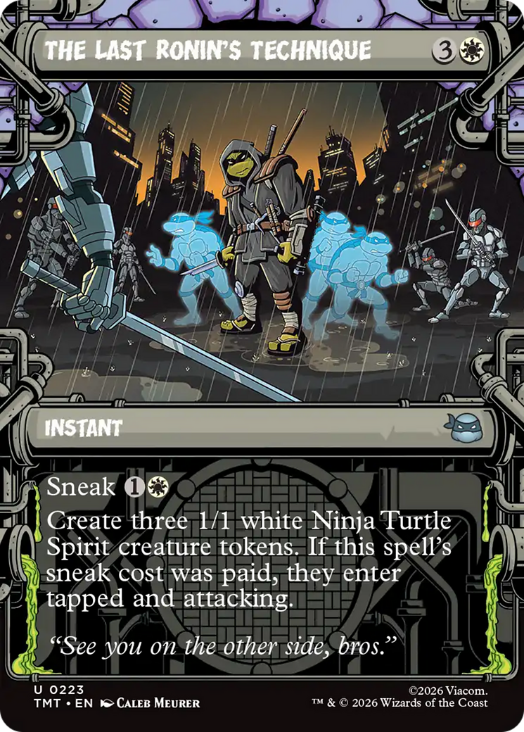 The Last Ronin's Technique (Showcase) [Teenage Mutant Ninja Turtles] | Black Swamp Games