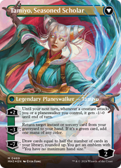 Tamiyo, Inquisitive Student // Tamiyo, Seasoned Scholar (Borderless) (Textured Foil) [Modern Horizons 3] | Black Swamp Games