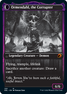 Jerren, Corrupted Bishop // Ormendahl, the Corrupted [Innistrad: Double Feature] | Black Swamp Games