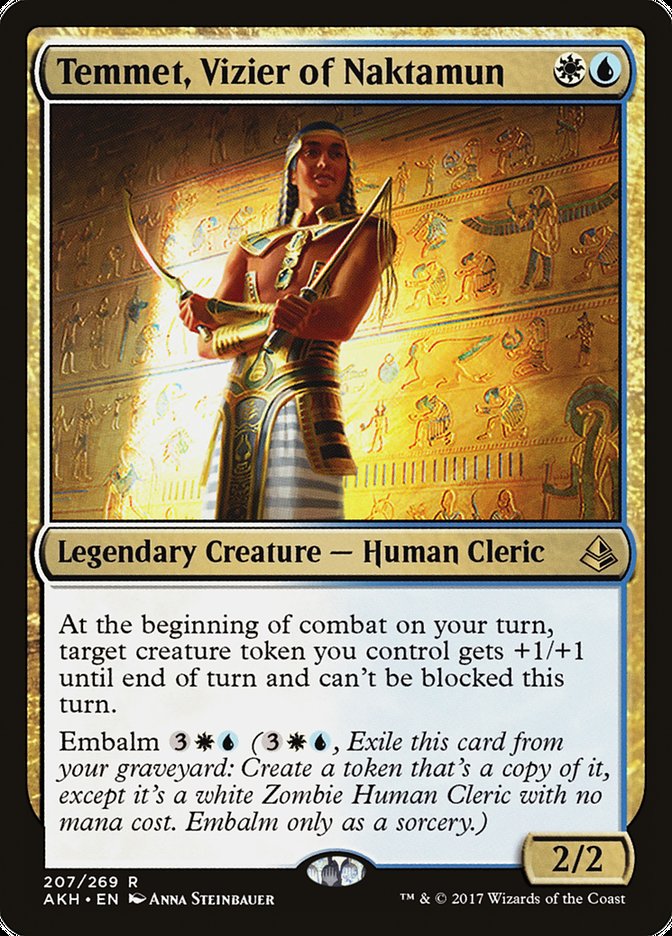 Temmet, Vizier of Naktamun [Amonkhet] | Black Swamp Games