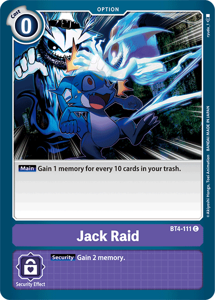 Jack Raid [BT4-111] [Great Legend] | Black Swamp Games