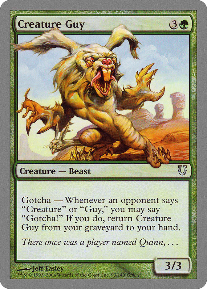 Creature Guy [Unhinged] | Black Swamp Games