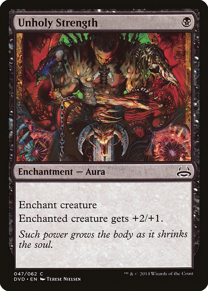 Unholy Strength (Divine vs. Demonic) [Duel Decks Anthology] | Black Swamp Games