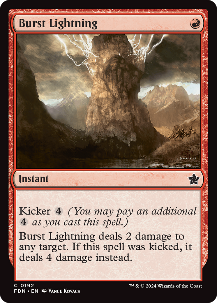 Burst Lightning [Foundations] | Black Swamp Games