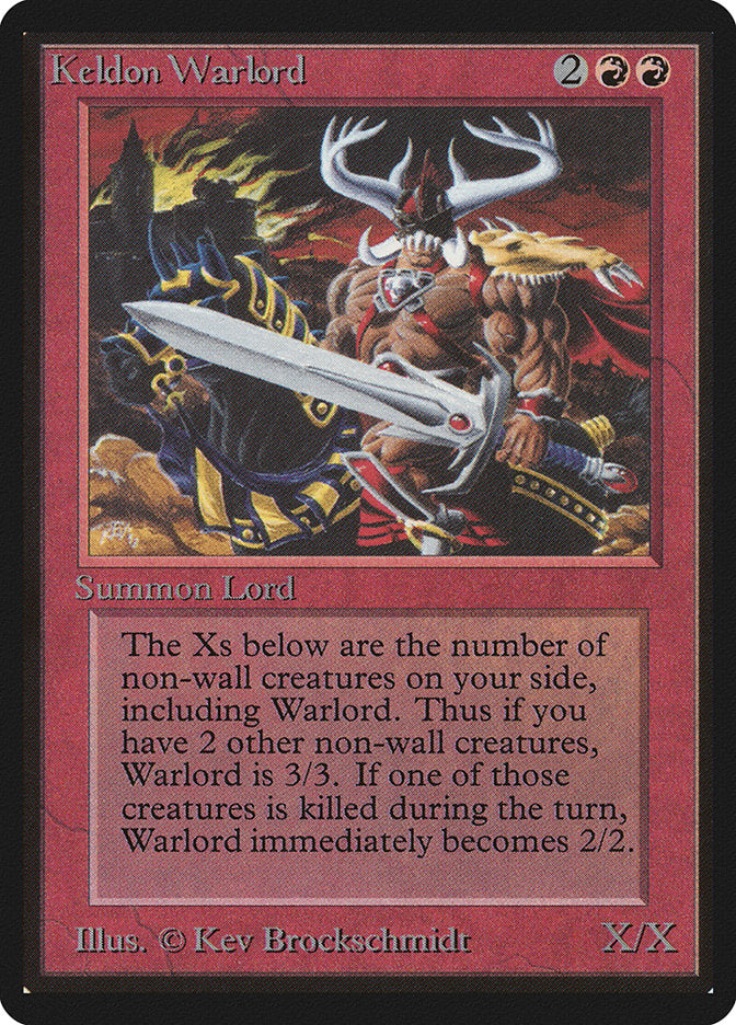 Keldon Warlord [Beta Edition] | Black Swamp Games