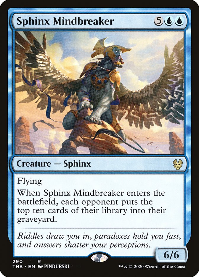 Sphinx Mindbreaker [Theros Beyond Death] | Black Swamp Games