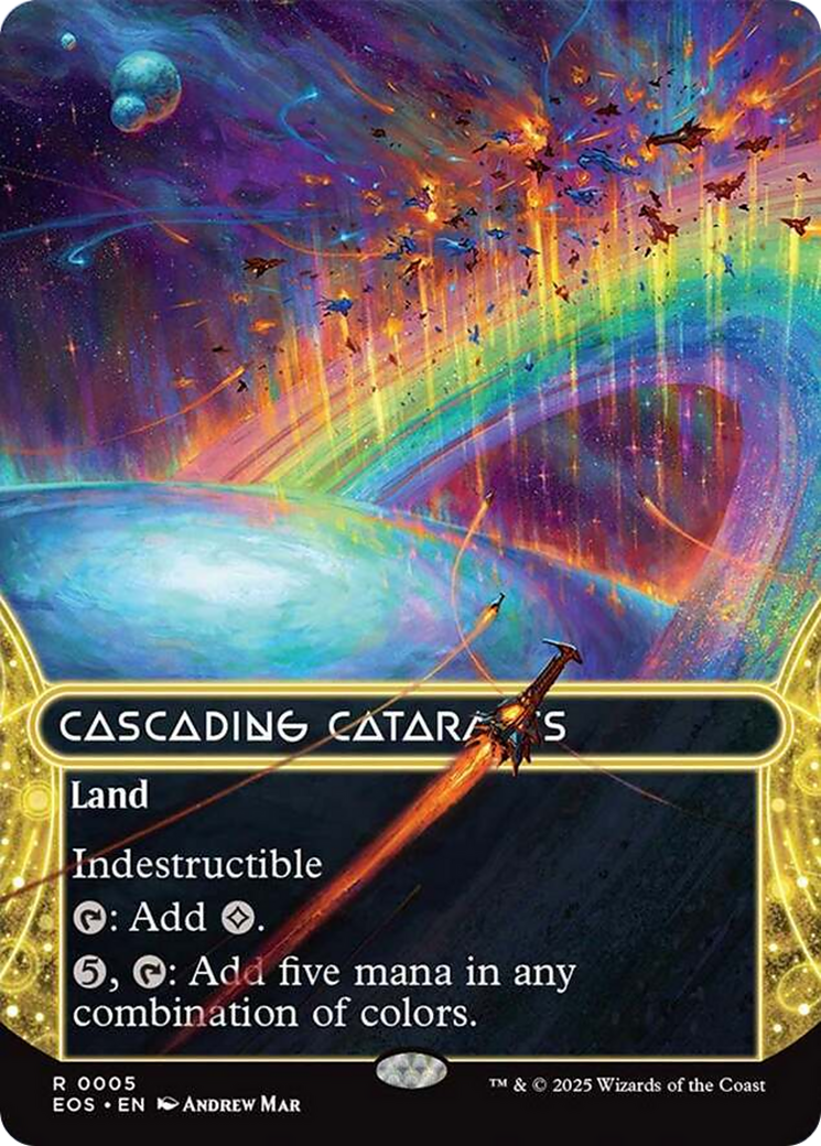 Cascading Cataracts (0005) (Borderless) [Edge of Eternities: Stellar Sights] | Black Swamp Games
