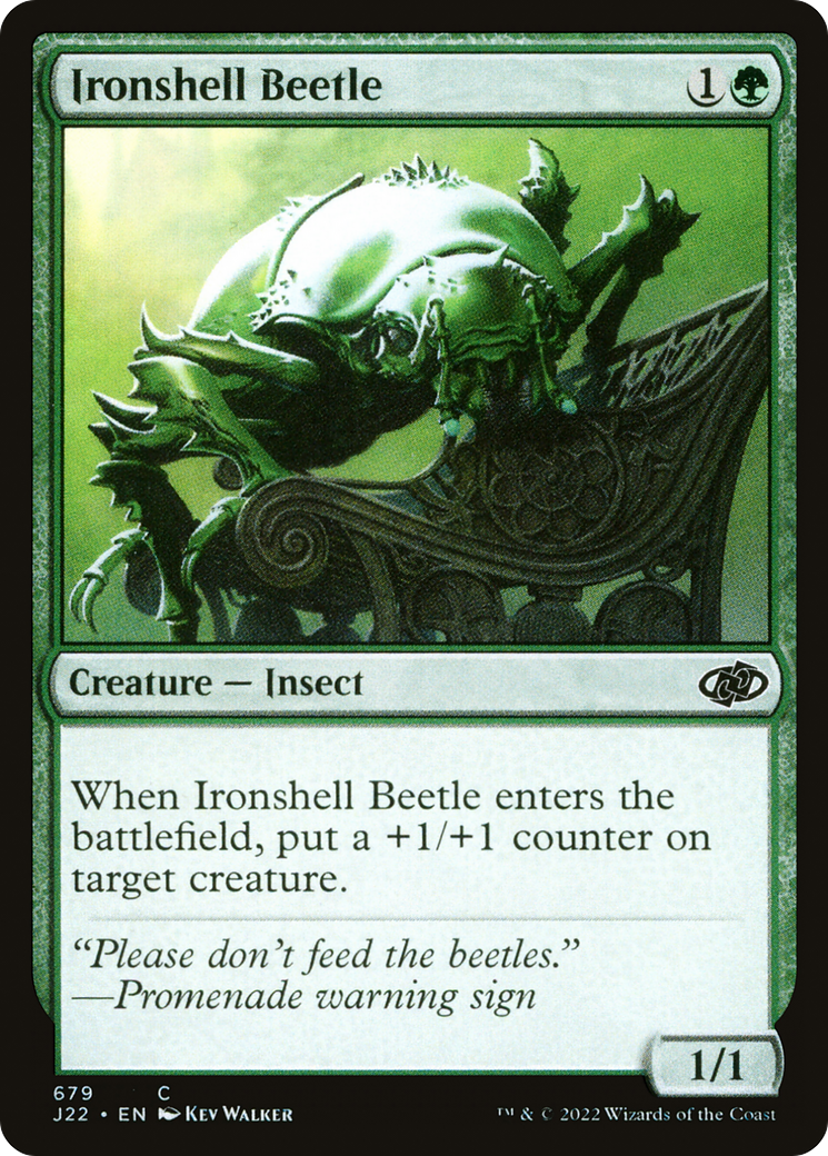 Ironshell Beetle [Jumpstart 2022] | Black Swamp Games