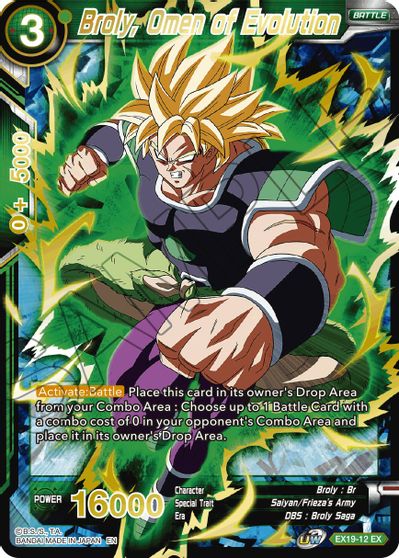 Broly, Omen of Evolution (EX19-12) [Special Anniversary Set 2021] | Black Swamp Games