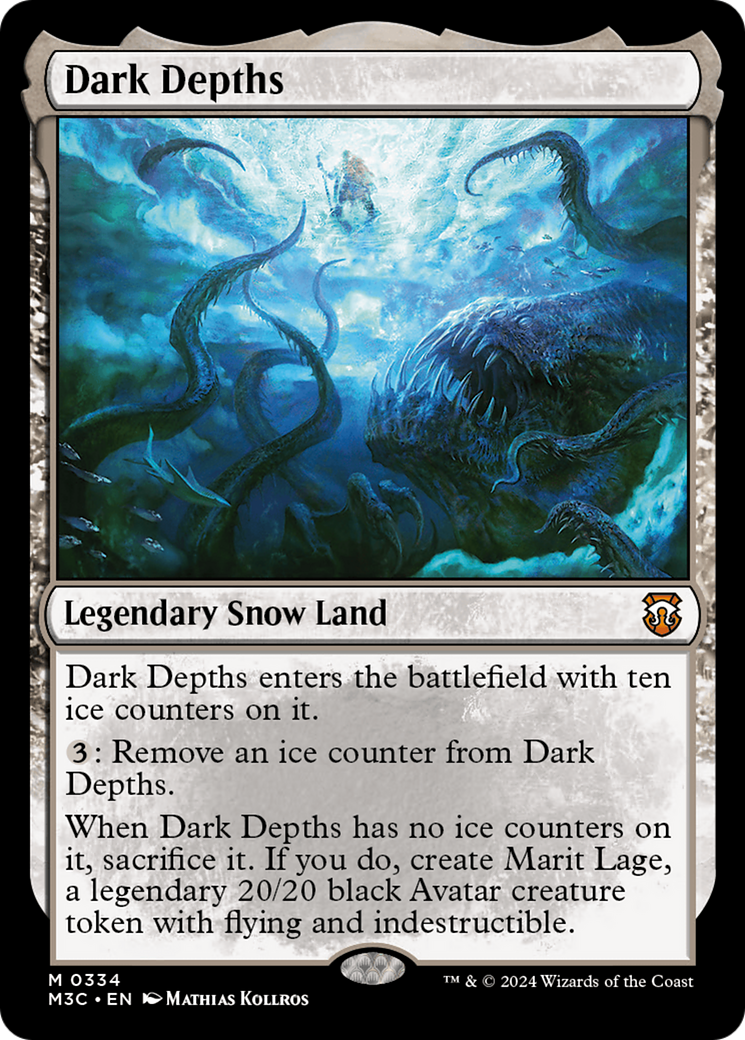 Dark Depths (Ripple Foil) [Modern Horizons 3 Commander] | Black Swamp Games