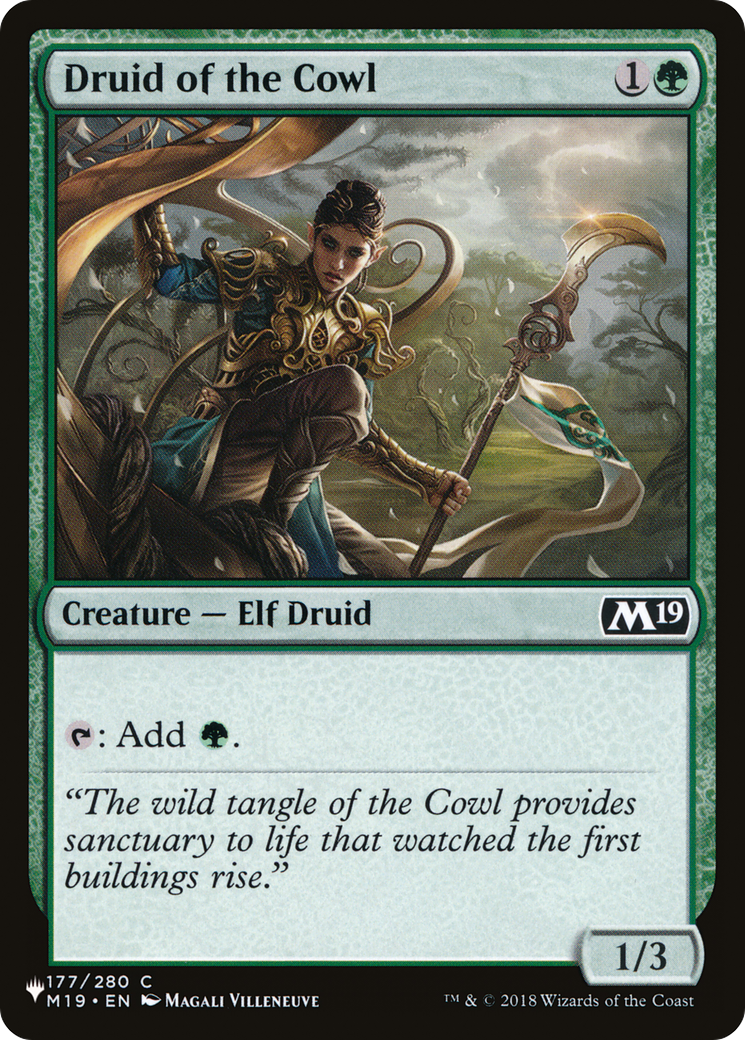 Druid of the Cowl [The List] | Black Swamp Games