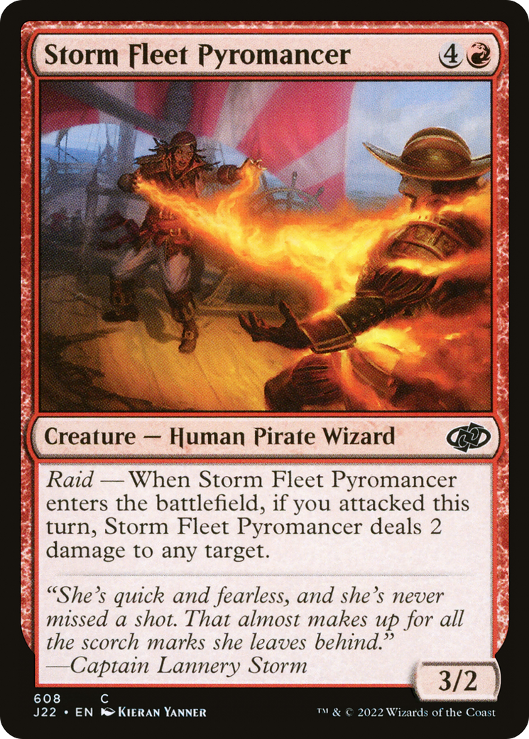 Storm Fleet Pyromancer [Jumpstart 2022] | Black Swamp Games