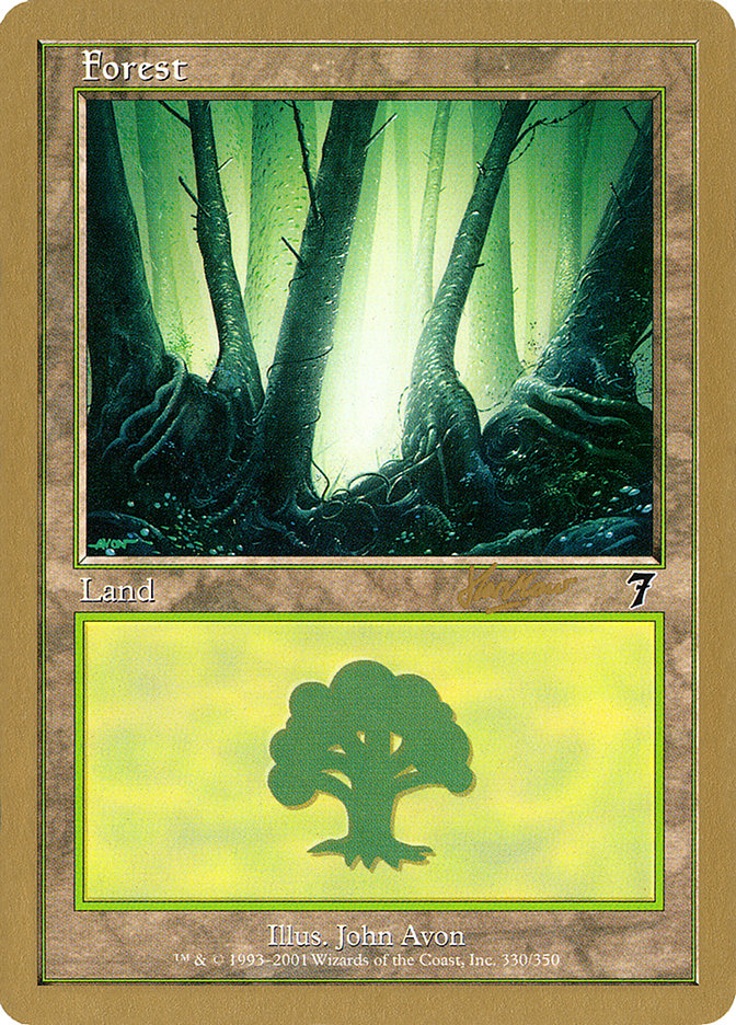 Forest (shh330) (Sim Han How) [World Championship Decks 2002] | Black Swamp Games
