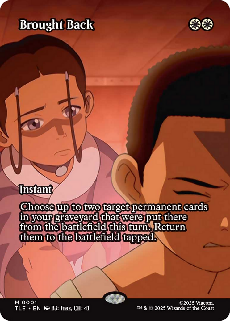 Brought Back (Borderless) [Avatar: The Last Airbender: Eternal-Legal] | Black Swamp Games