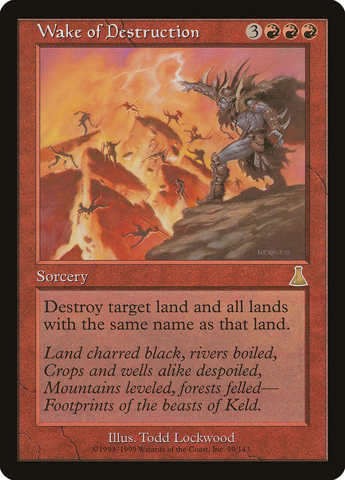 Wake of Destruction [Urza's Destiny] | Black Swamp Games