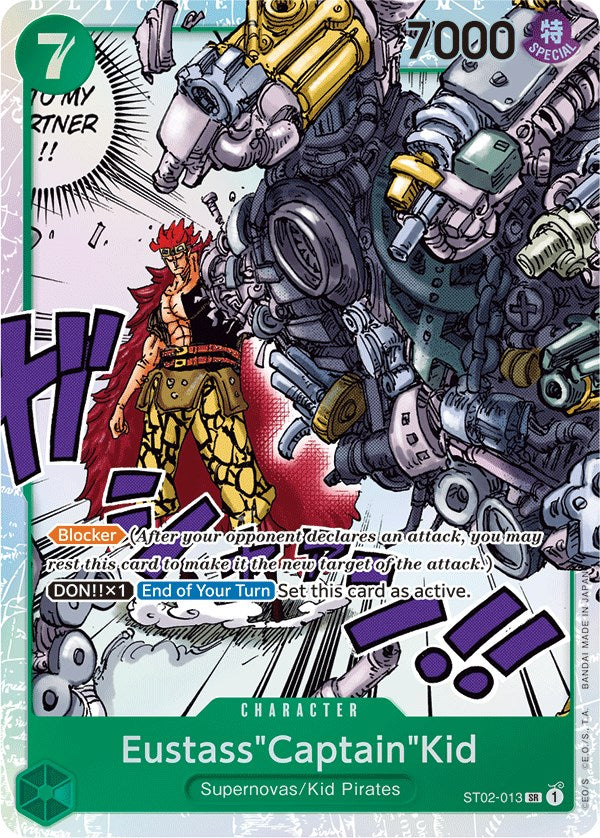 Eustass"Captain"Kid (013) [Starter Deck: Worst Generation] | Black Swamp Games