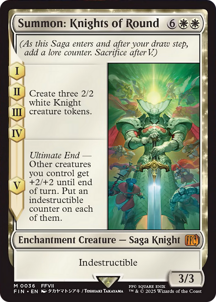 Summon: Knights of Round [FINAL FANTASY] | Black Swamp Games