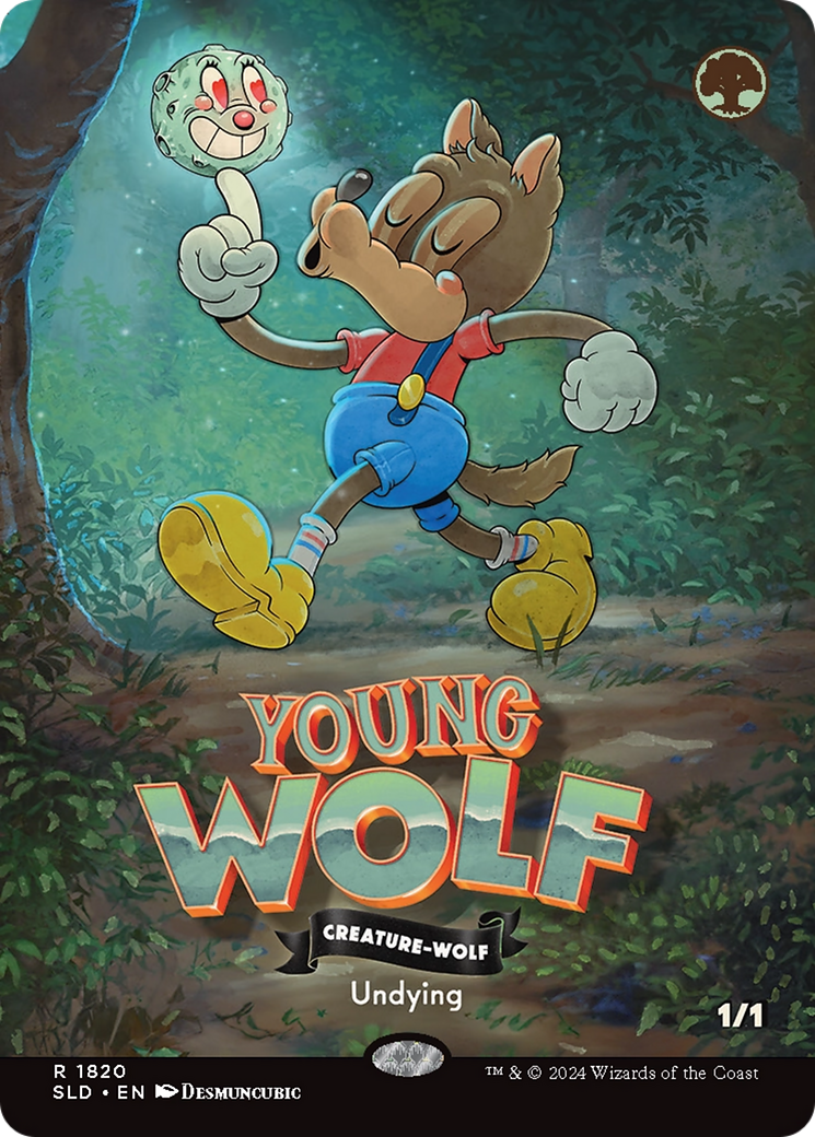 Young Wolf [Secret Lair Drop Series] | Black Swamp Games