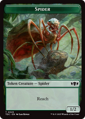 Spider // Bird Double-Sided Token [Tarkir: Dragonstorm Commander Tokens] | Black Swamp Games