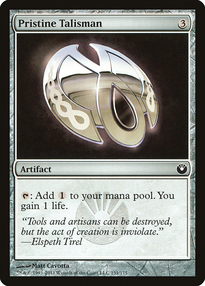 Pristine Talisman (Game Day) [New Phyrexia Promos] | Black Swamp Games
