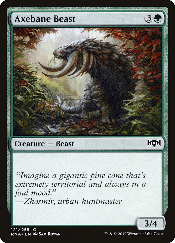 Axebane Beast [Ravnica Allegiance] | Black Swamp Games