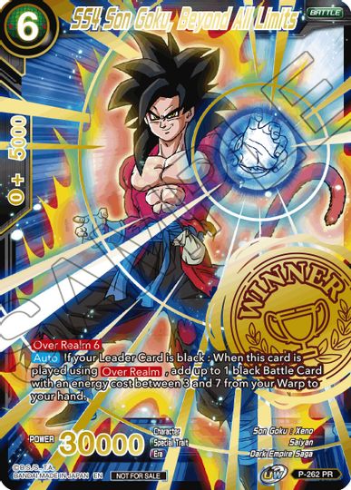 SS4 Son Goku, Beyond All Limits (Alternate Art Set 2021 Vol. 3) (P-262) [Tournament Promotion Cards] | Black Swamp Games