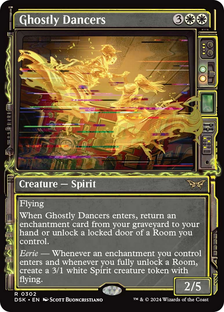 Ghostly Dancers (Showcase) [Duskmourn: House of Horror] | Black Swamp Games