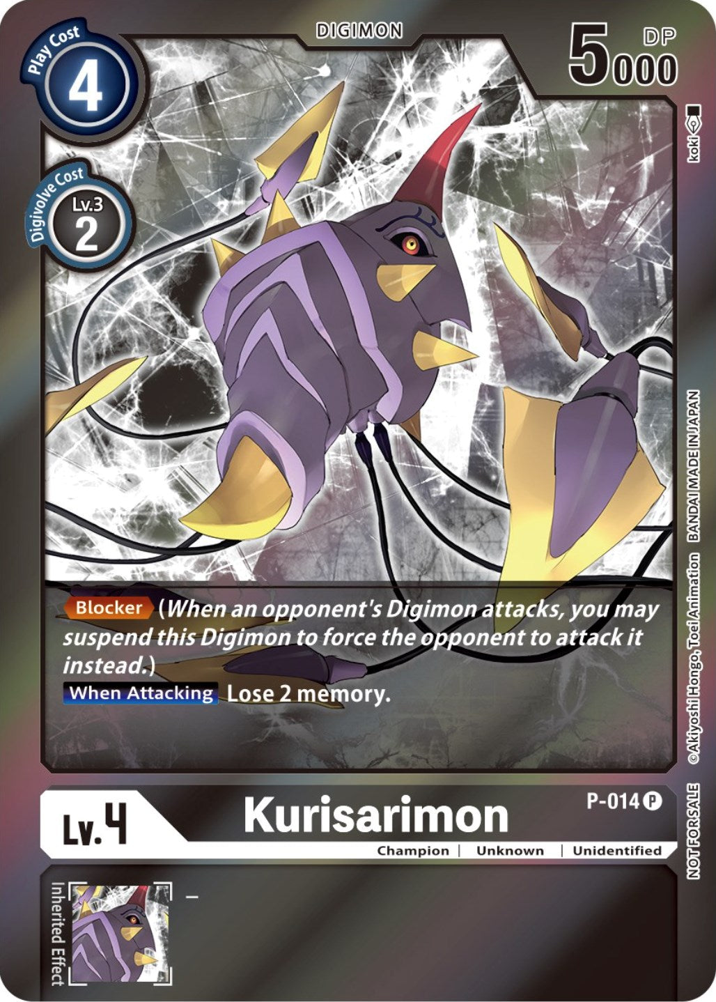 Kurisarimon [P-014] (Event Pack 3) [Promotional Cards] | Black Swamp Games