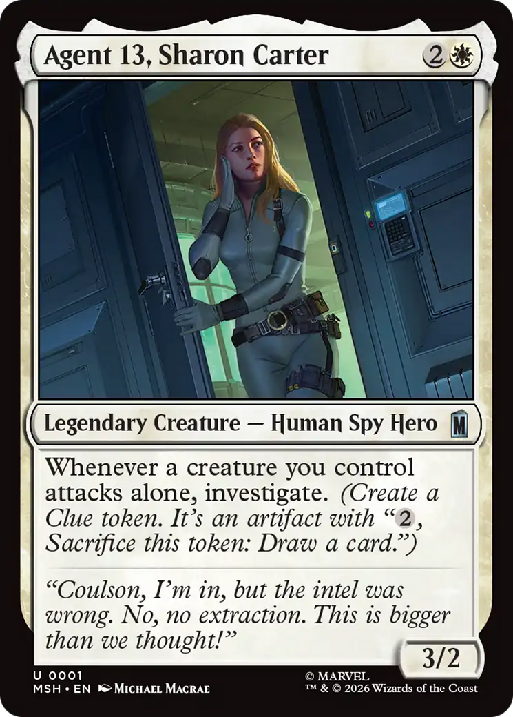 Agent 13, Sharon Carter [Marvel Super Heroes] | Black Swamp Games