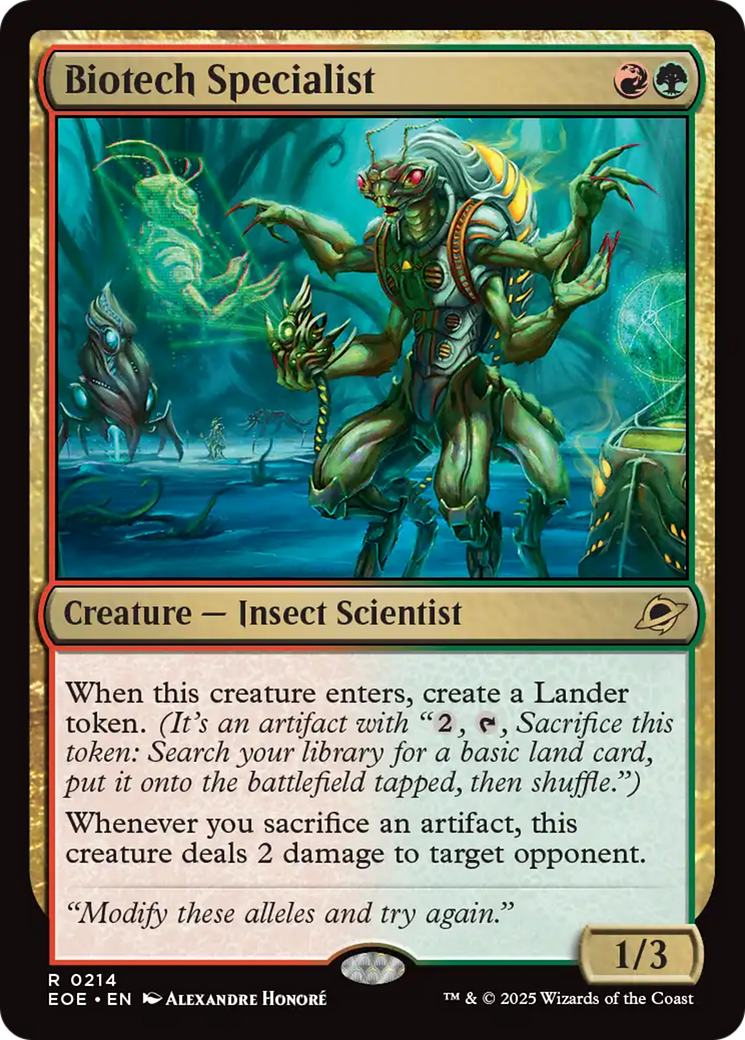 Biotech Specialist [Edge of Eternities] | Black Swamp Games