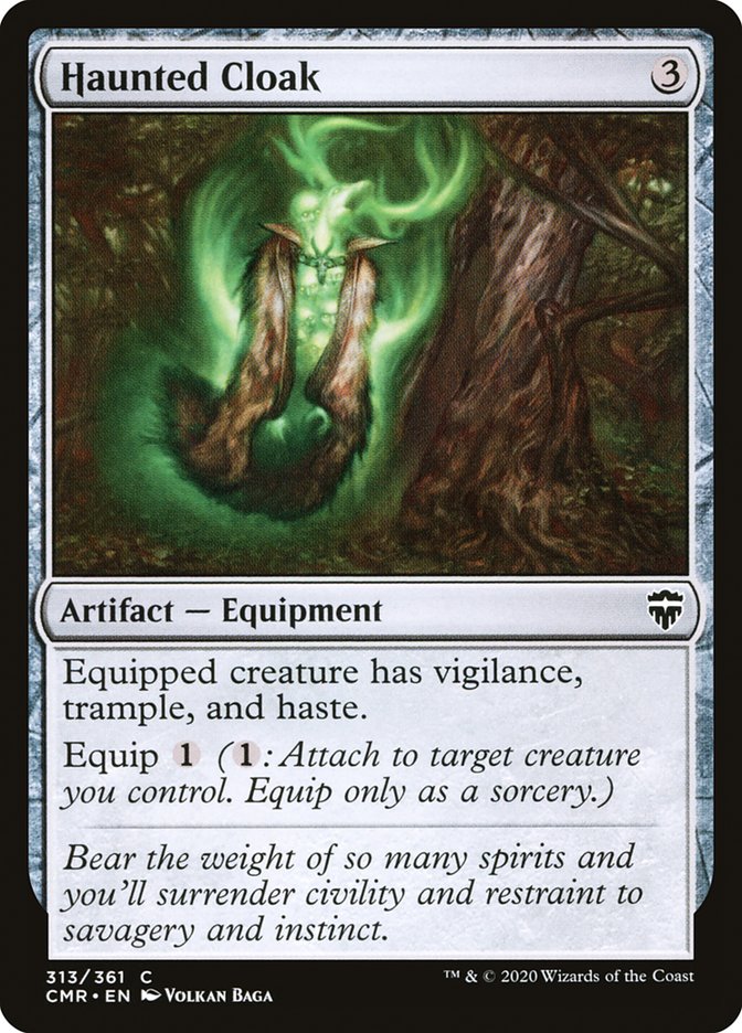 Haunted Cloak (313) [Commander Legends] | Black Swamp Games