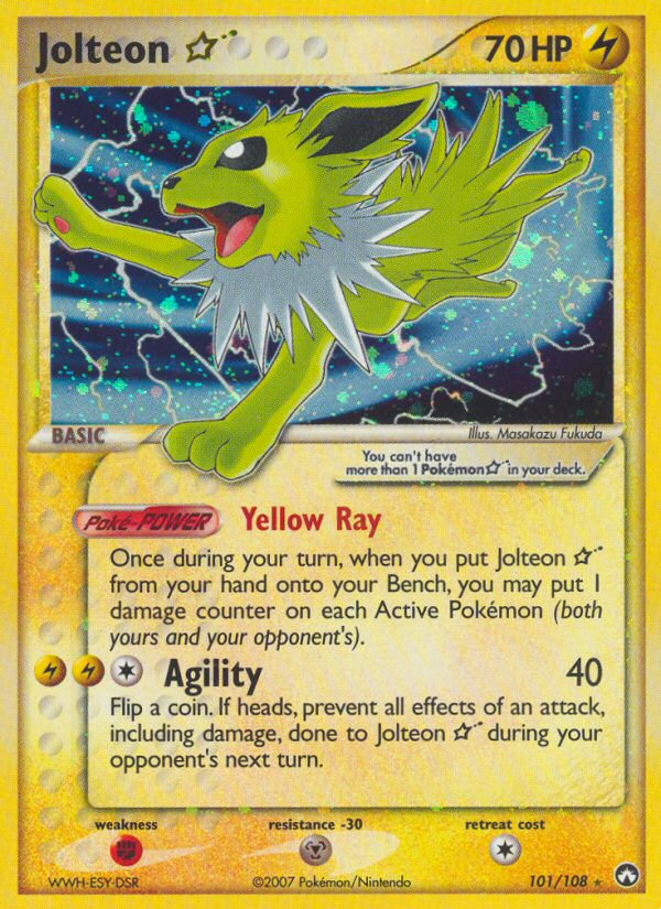 Jolteon Star (101/108) [EX: Power Keepers] | Black Swamp Games