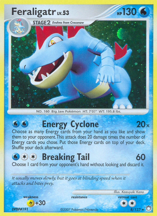 Feraligatr (8/123) [Diamond & Pearl: Mysterious Treasures] | Black Swamp Games