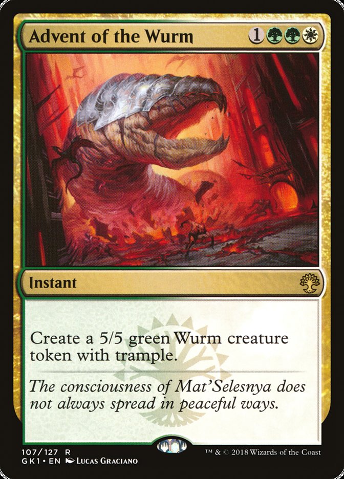 Advent of the Wurm [Guilds of Ravnica Guild Kit] | Black Swamp Games